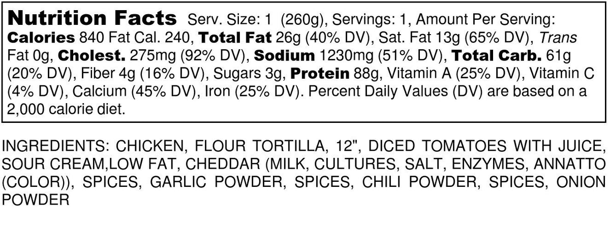 Grilled Chicken Quesadilla