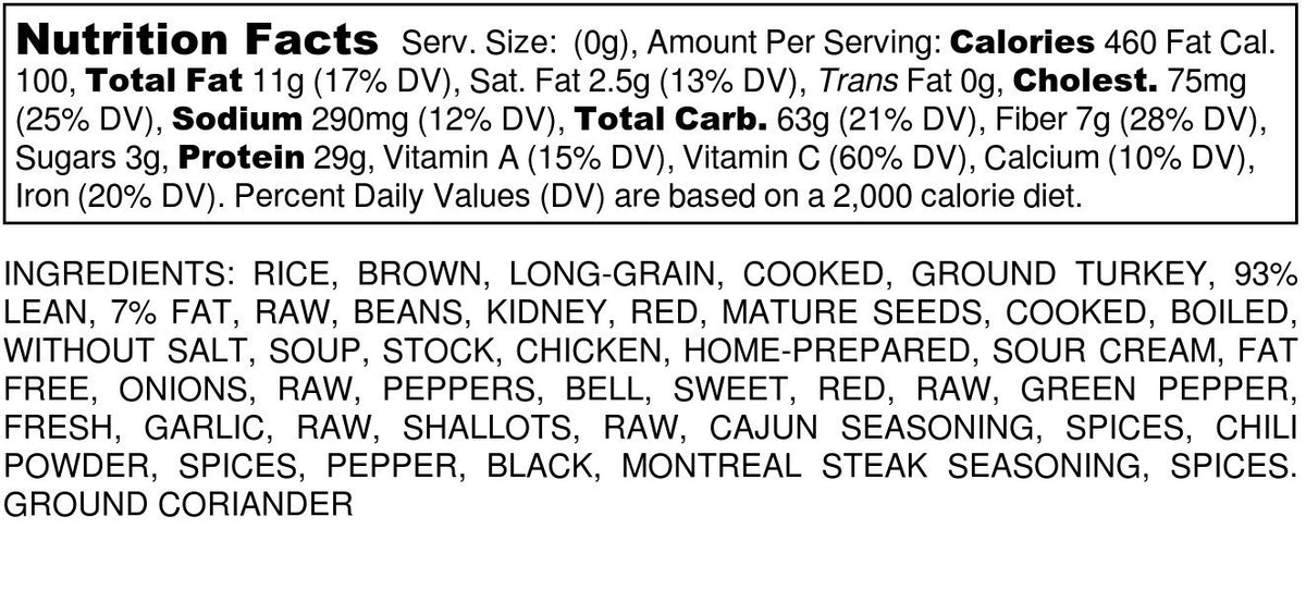 Red Bean Turkey Chili