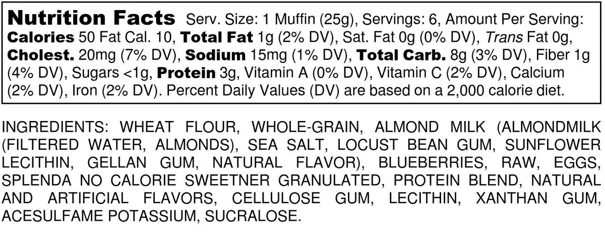 Blueberry Protein Muffins