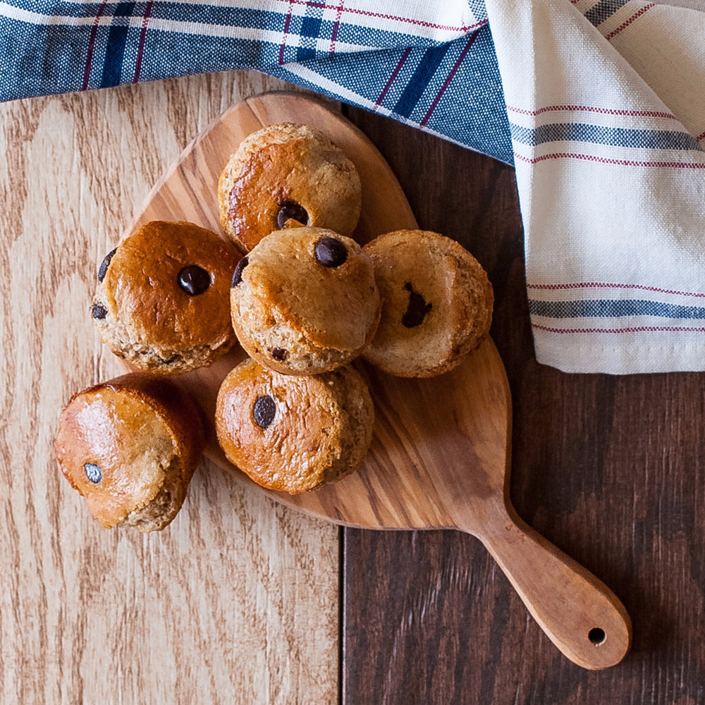 Dark Chocolate Chip Protein Muffins