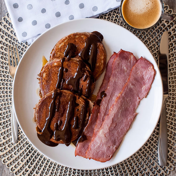 Double Chocolate Protein Pancakes