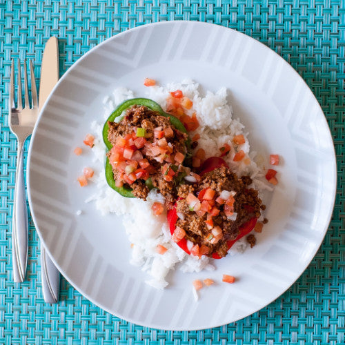 Fire Roasted Stuffed Peppers